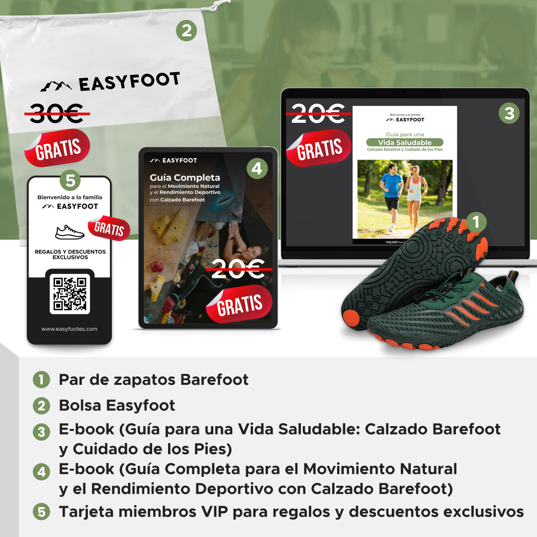 Barefoot ComfortPace Verde™ - Calzado saludable y natural