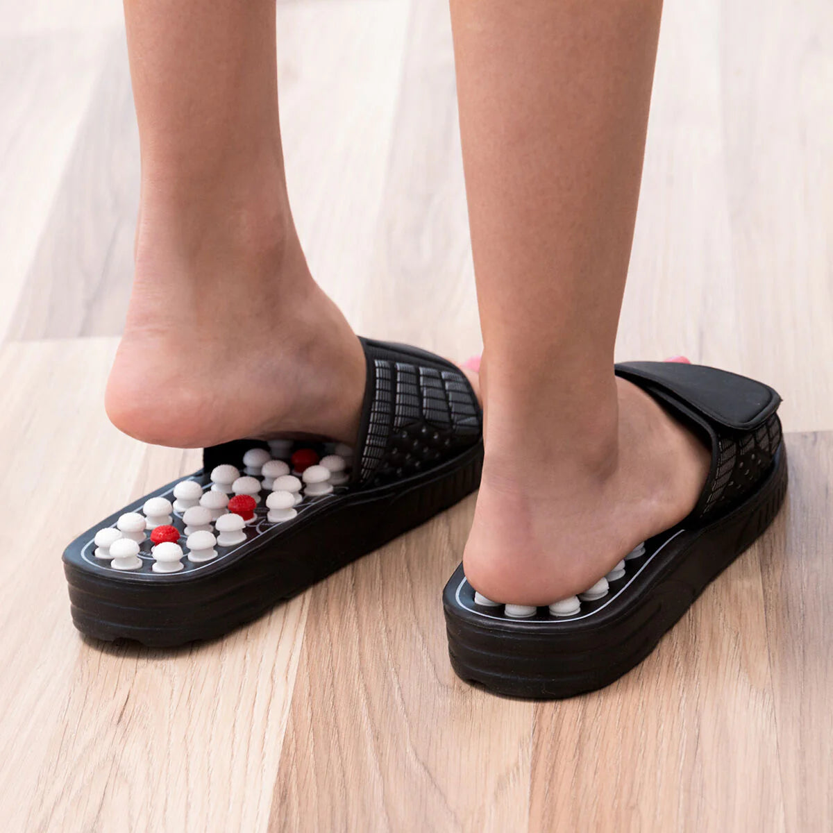 Sandalias de Masaje con Piedras de Acupresión